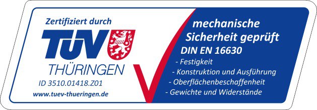 TÜV-Thüringeni sertifitseeritud